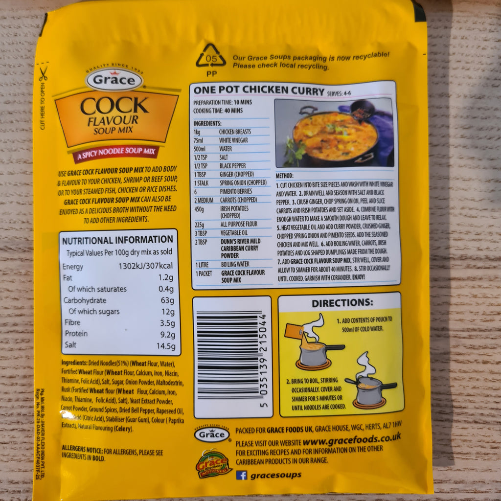 Grace Cock Flavour Noodle Soup Mix