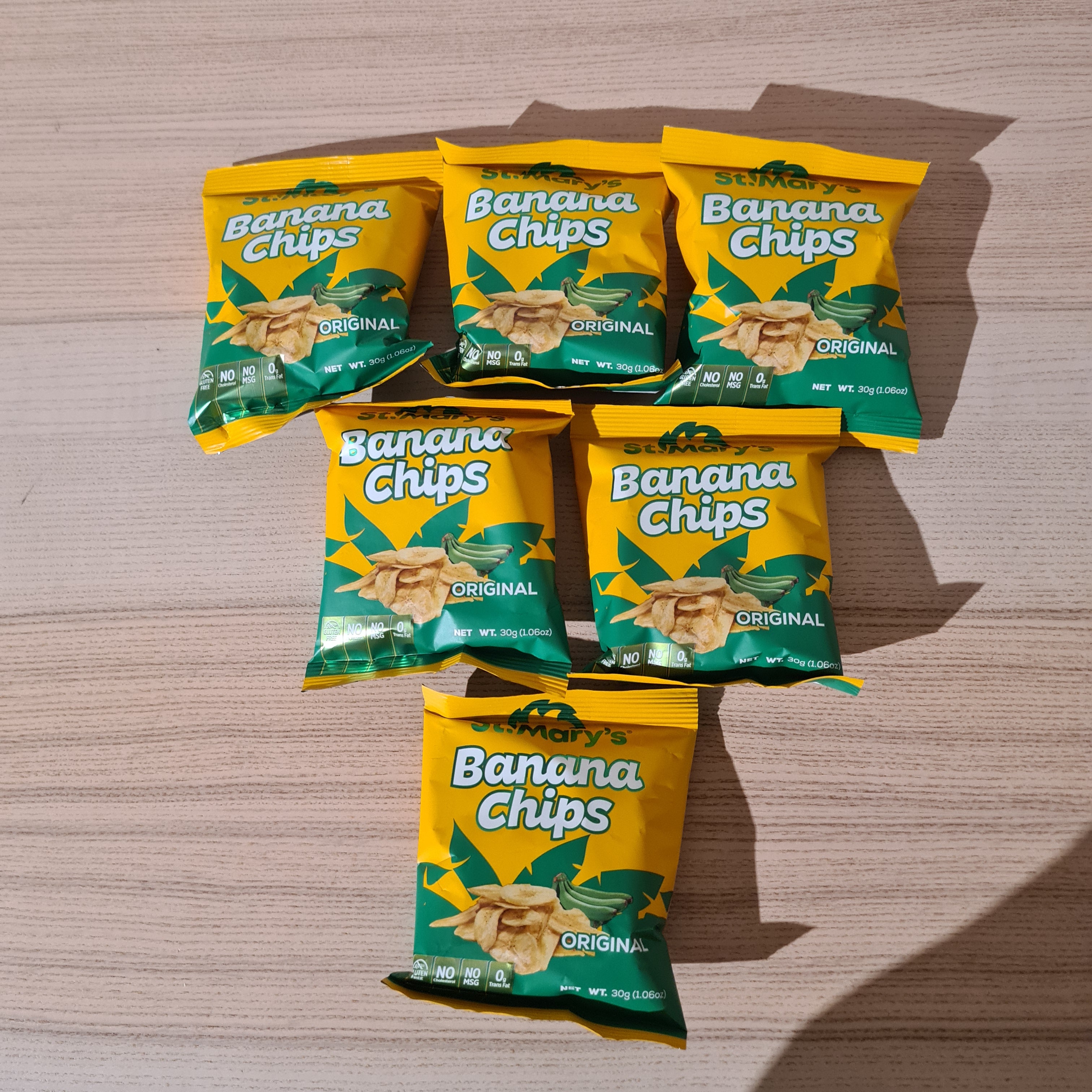 St. Mary's Banana Chips Original (30g)