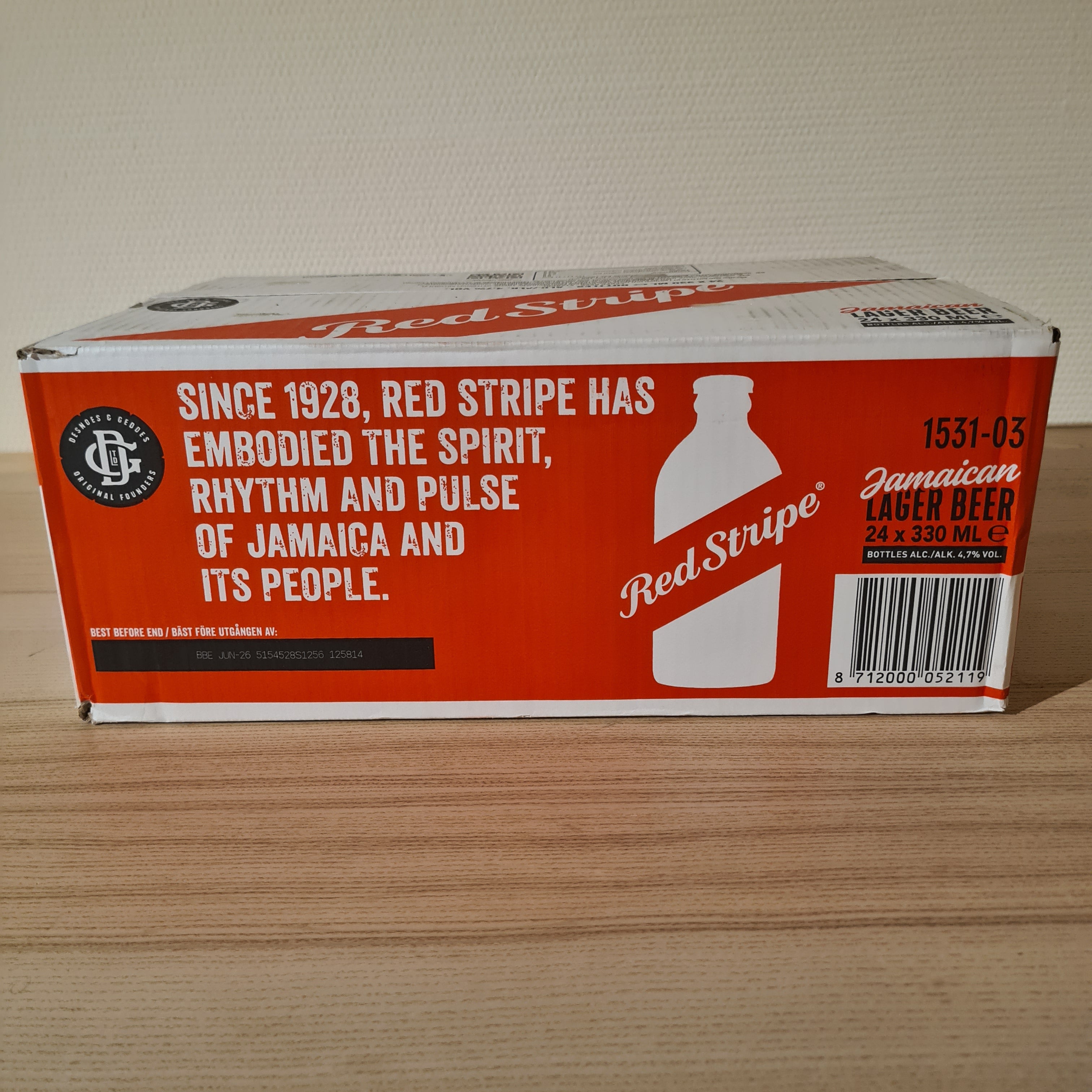 Red Stripe Beer